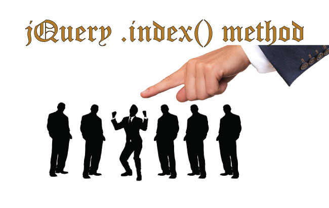 jQuery index() method – Get the index of an element relative to its siblings