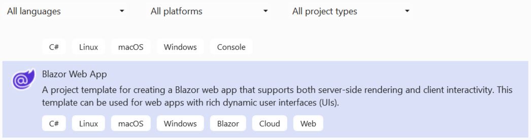 Blazor Web App