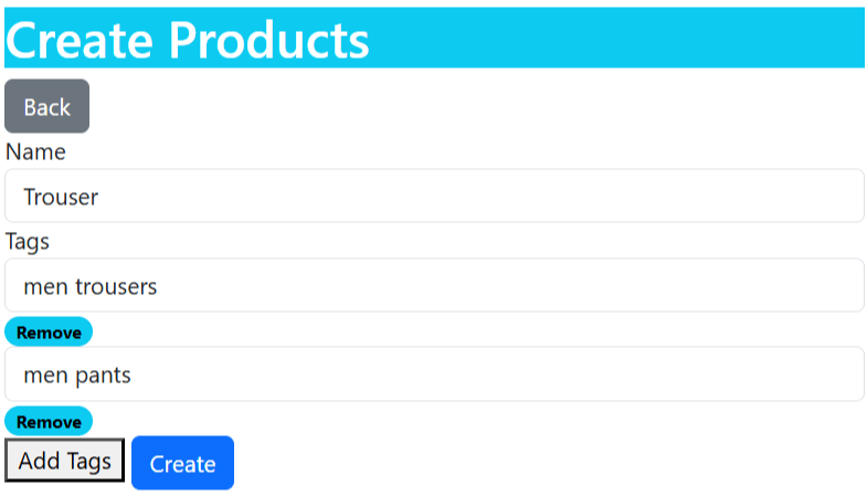 tags value converters comparers